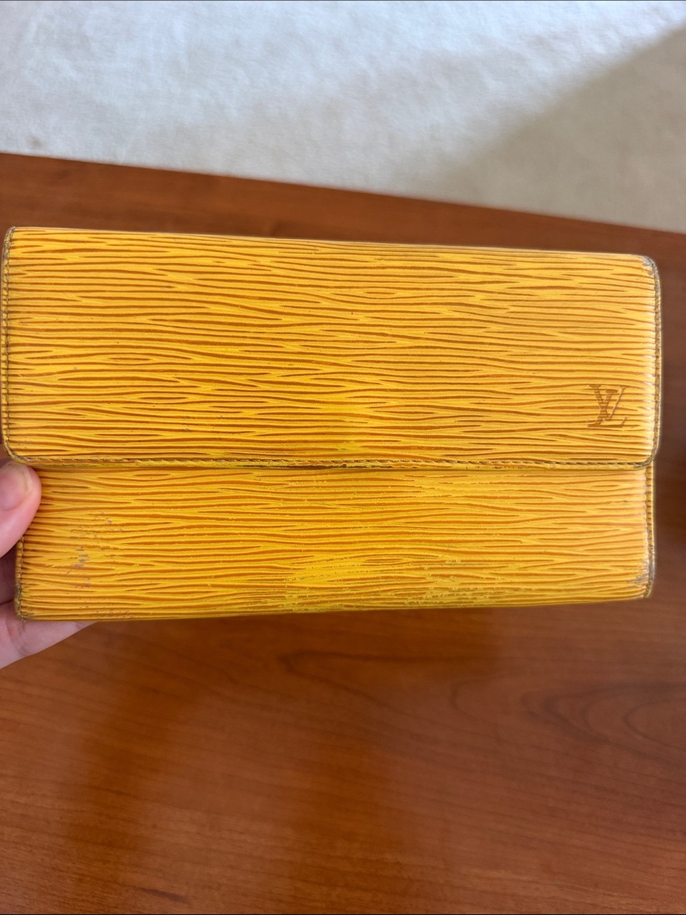Louis Buitton - Tassili Yellow Sarah Long Wallet